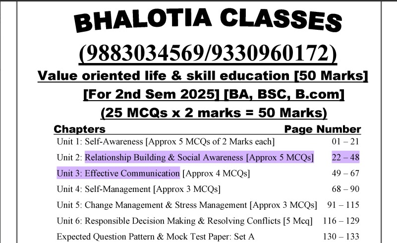 Bhalotia Classes